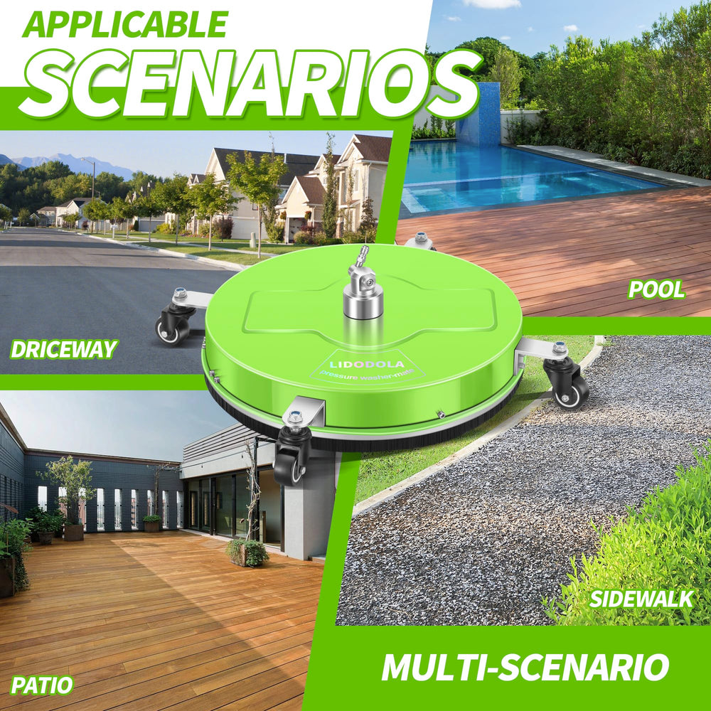LidoDola surface cleaner in use restoring driveway surface quickly
