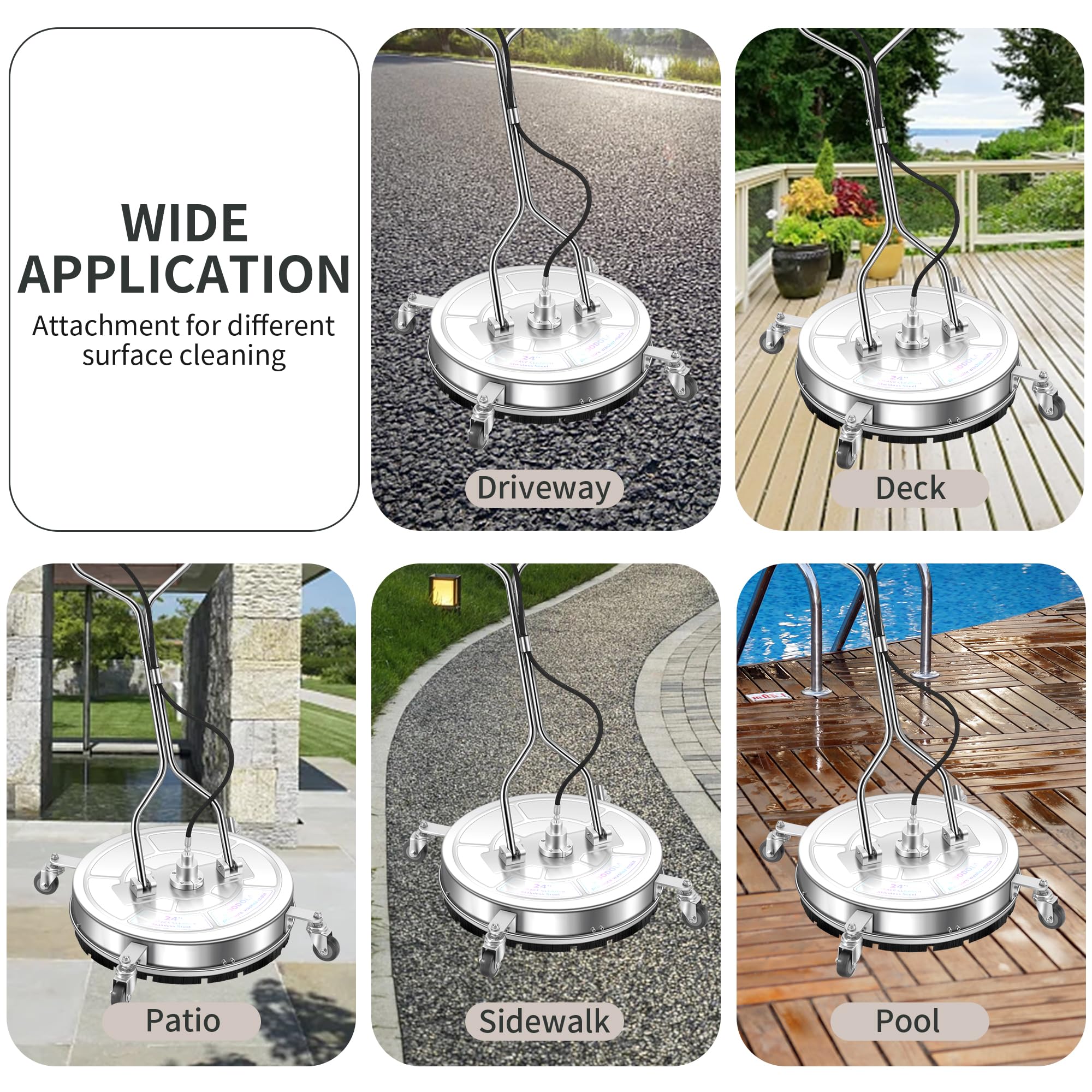 LidoDola in use on driveway delivering even, commercial-grade results