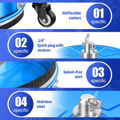 LidoDola stainless-steel frame detail showing durable construction benefit