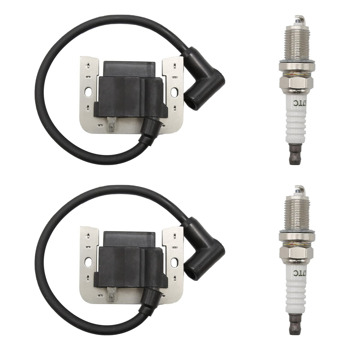 LIDSCURA front packaging showing two ignition coils and plugs, clear compatibility listing