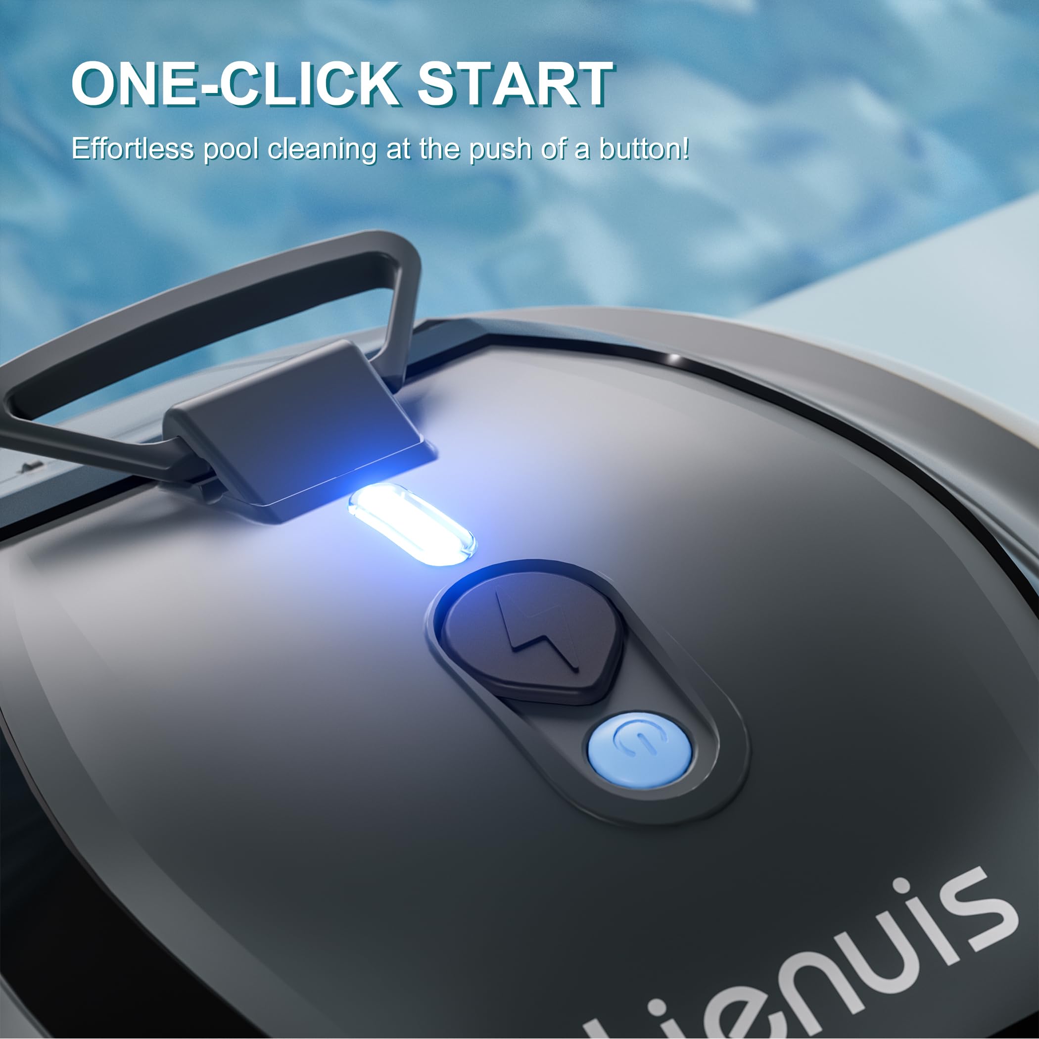 Lienuis open battery compartment showing 4400mAh power advantage