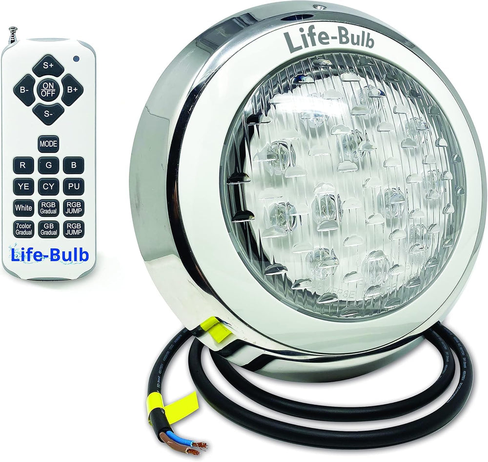 Life-Bulb front profile showing mounting face and even illumination benefit