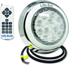 Life-Bulb front profile showing mounting face and even illumination benefit