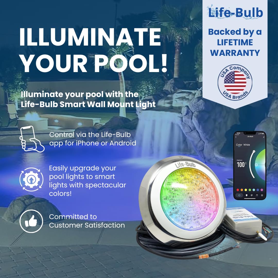 Life-Bulb stainless-steel housing close-up showing corrosion resistance benefit
