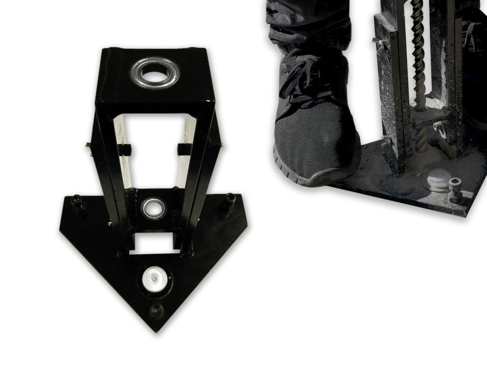 Life Saver drill guide front view showing compact alignment and durable build
