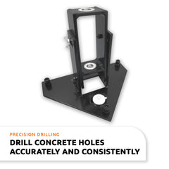 Life Saver guide placed on concrete demonstrating precise positioning benefits