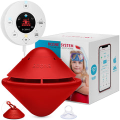 Lifebuoy BCONE front view showing buoyant sensor and safety design for clear detection