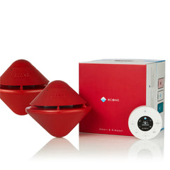 Lifebuoy floating pool unit front view showing compact design and quick deployment benefit