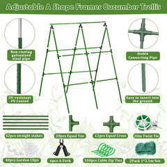 LifeisLuck close-up of connectors and stakes highlighting durable join points
