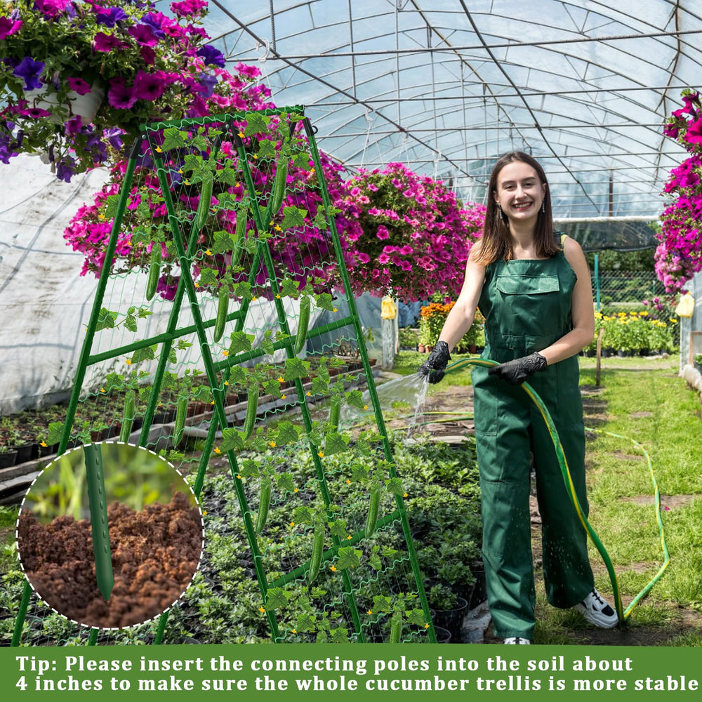 LifeisLuck plant support clips holding stems to reduce breakage and stress