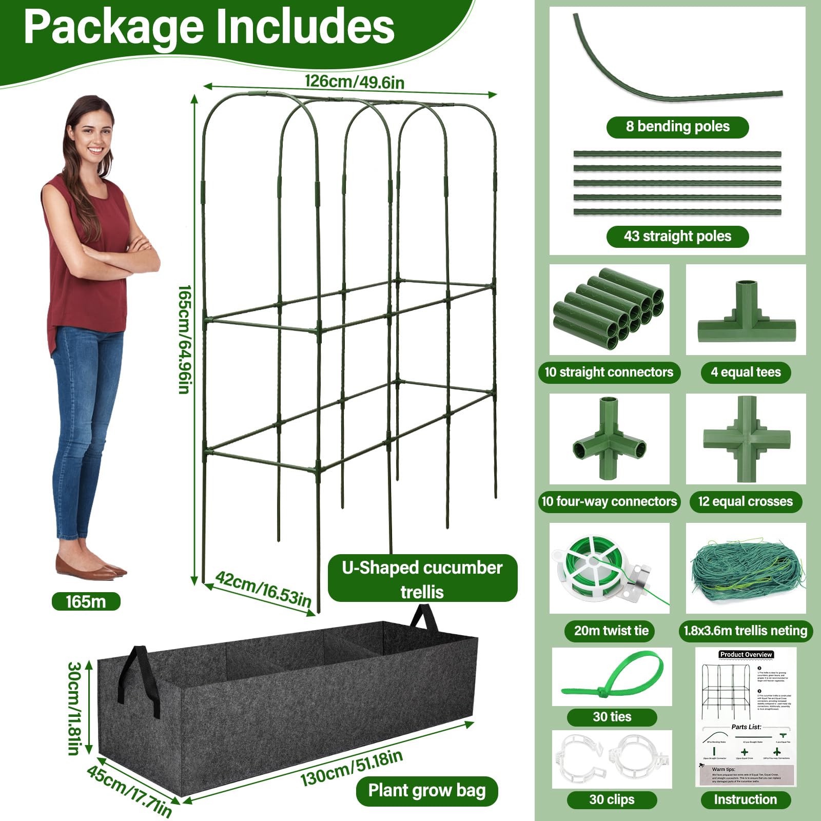 LifeisLuck nylon netting close texture for gentle vine support