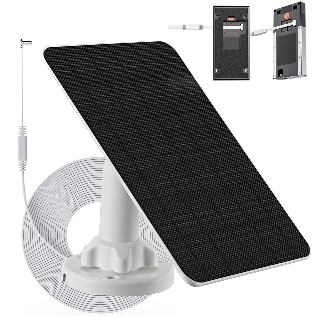LIFEMOI front solar panel showing compact design and weatherproof surface benefit