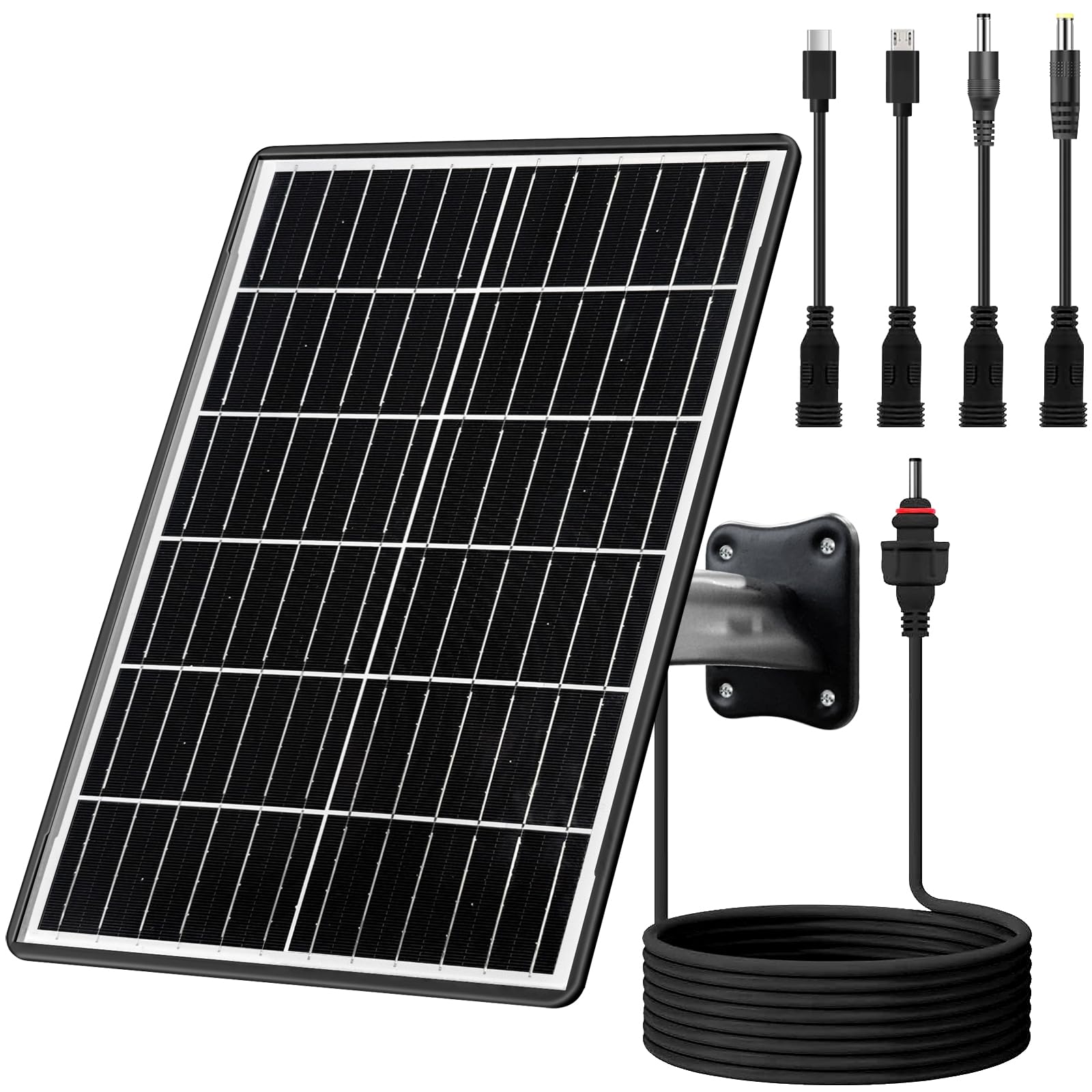 LIFEMOI solar panel front view showing compact durable design and easy mounting benefit