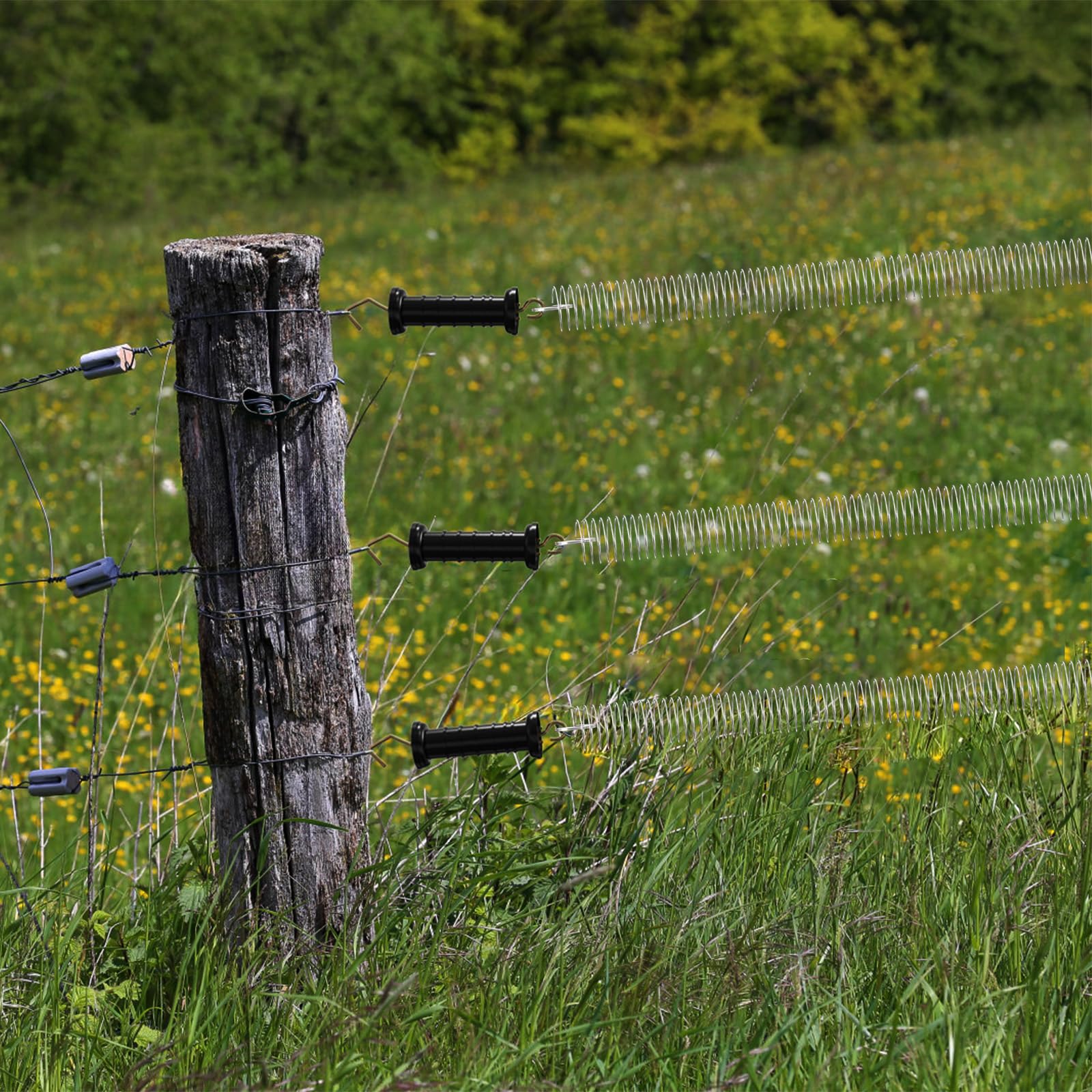 LIFENCE farm gate scene with kit installed enabling fast livestock access
