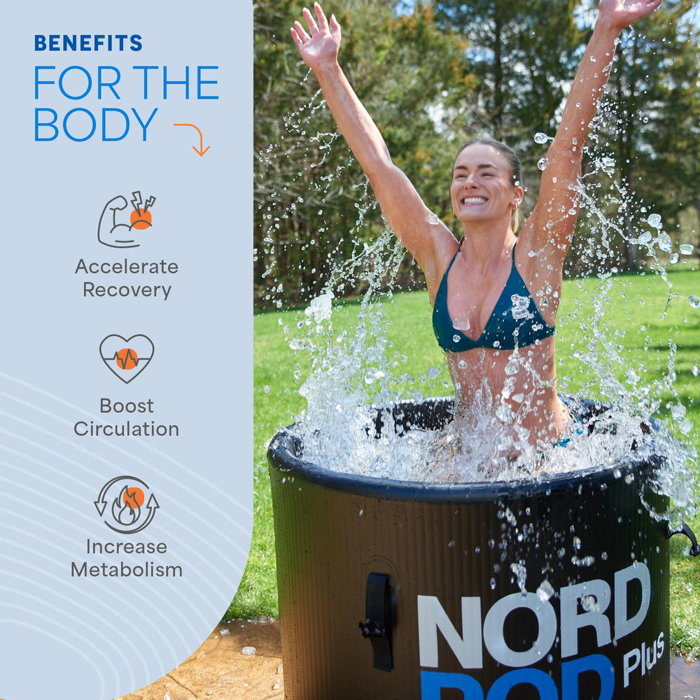 LifePro NordPod inflated side view demonstrating stable rigid walls benefit