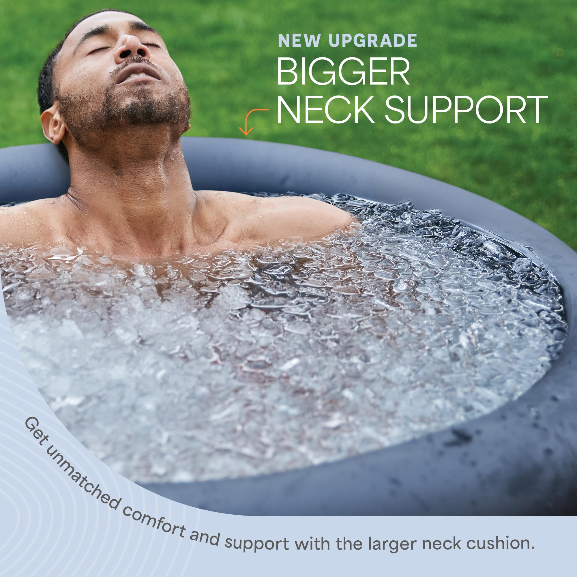 LifePro NordPod with person sitting to show capacity and fit benefit