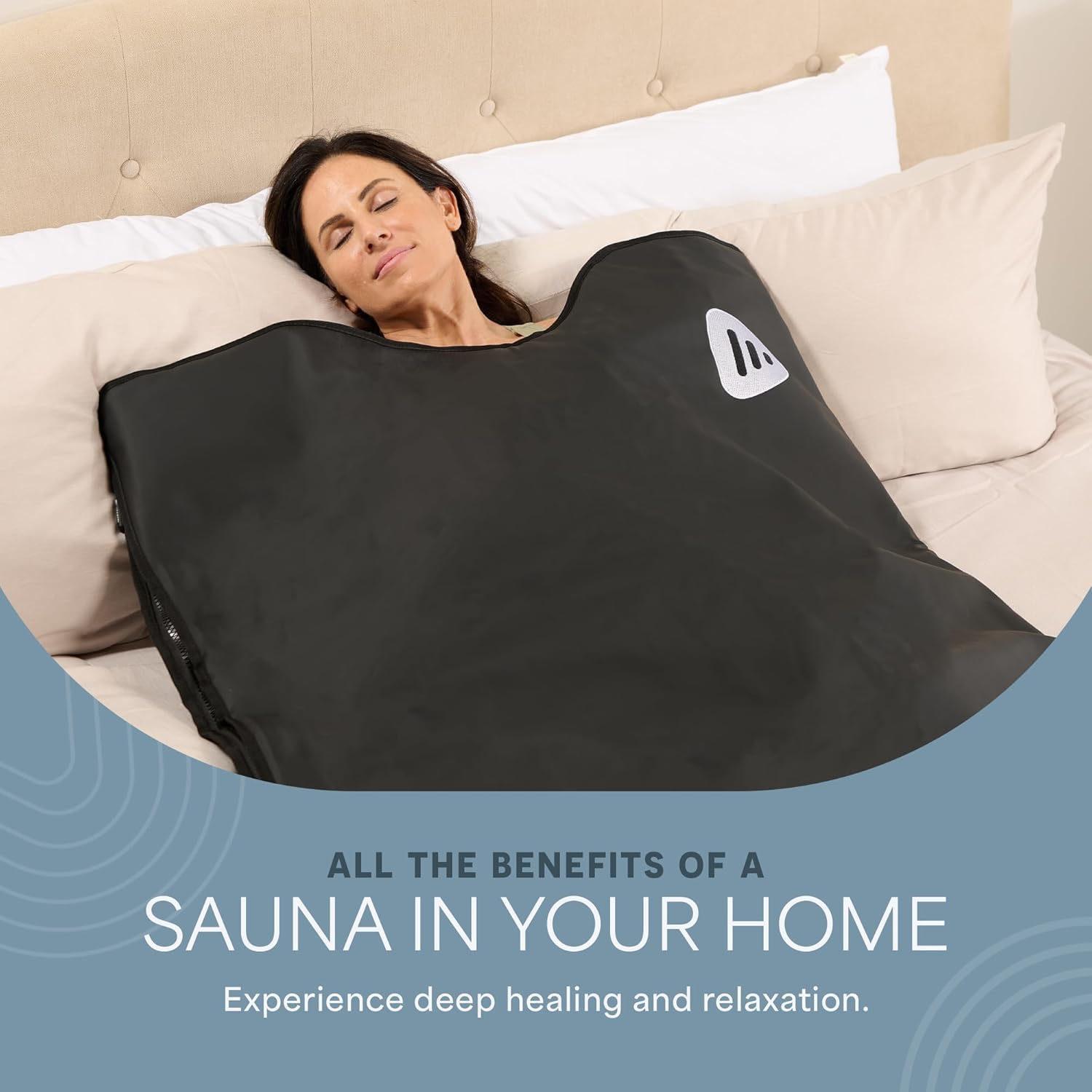 LifePro RejuvaWrap in use on living room floor demonstrating comfortable home use