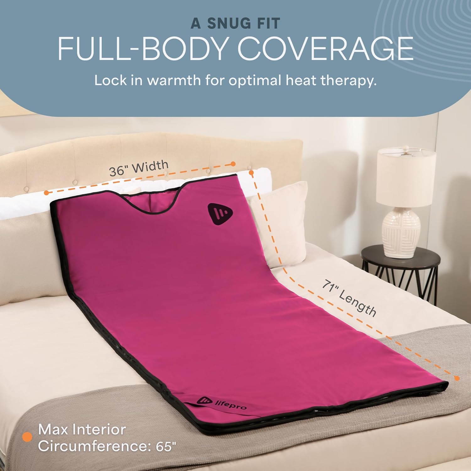 LifePro five thermal wraps and cotton towel arranged to show included kit convenience