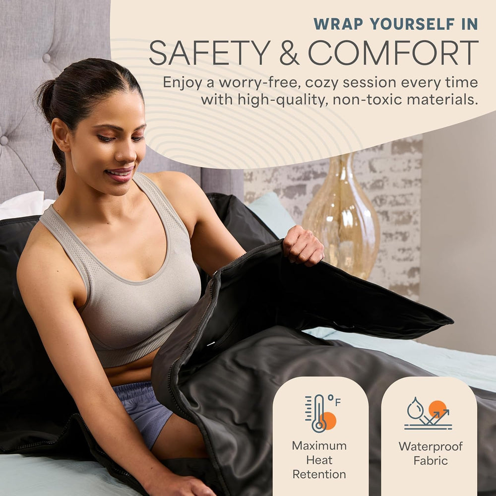 LifePro five thermal wraps arranged to show layering options for added warmth