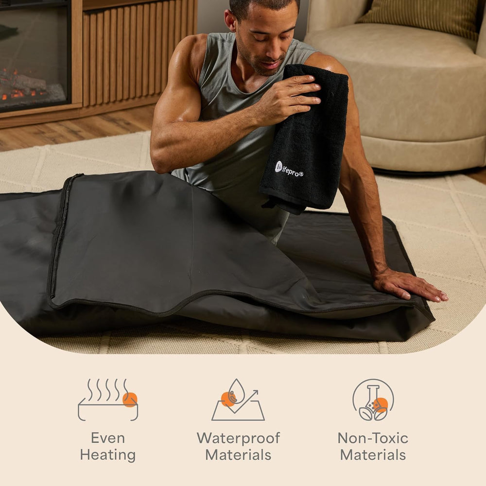 LifePro RejuvaWrap waterproof surface texture easy wipe-clean for simple maintenance
