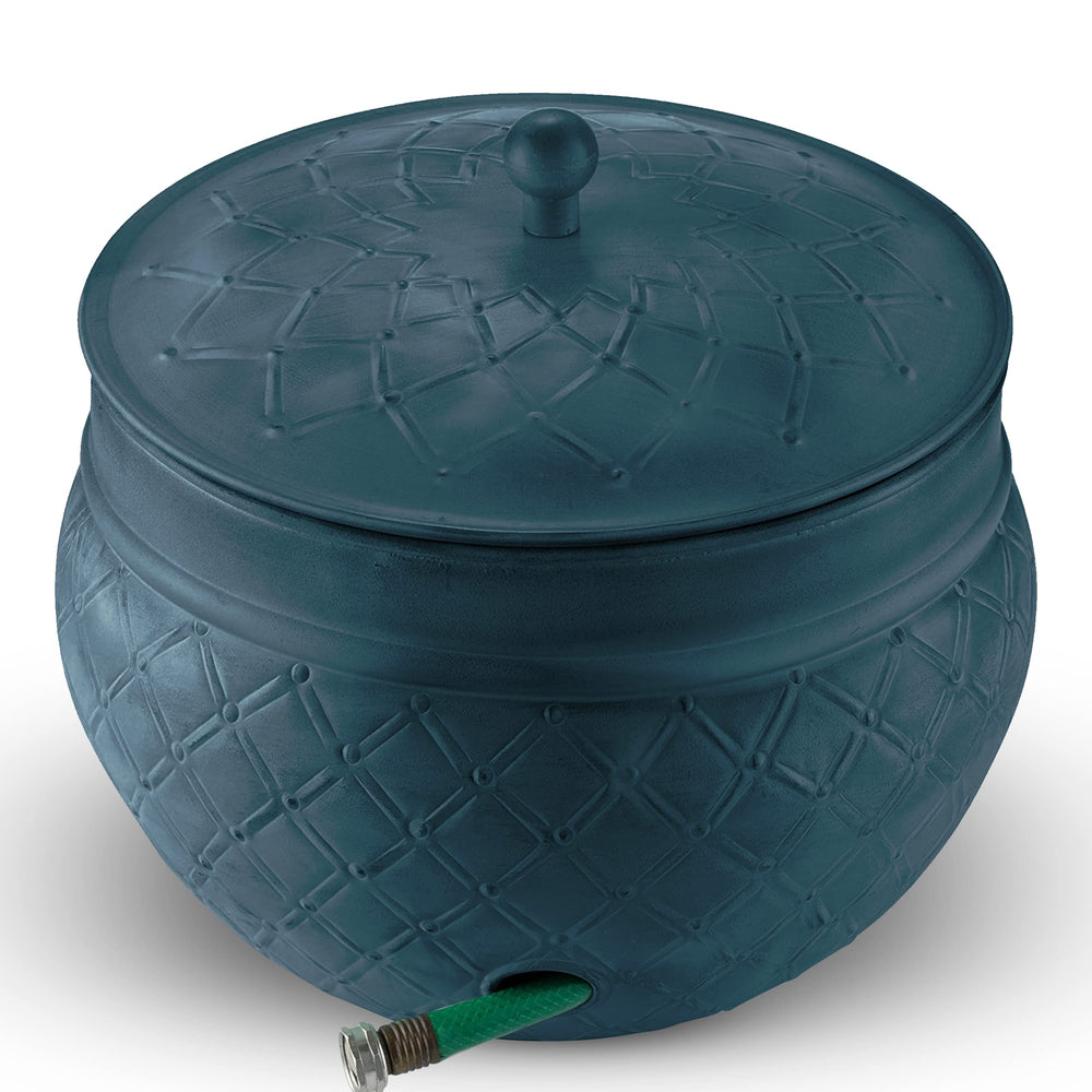 LifeSmart on patio with plants illustrating decorative storage