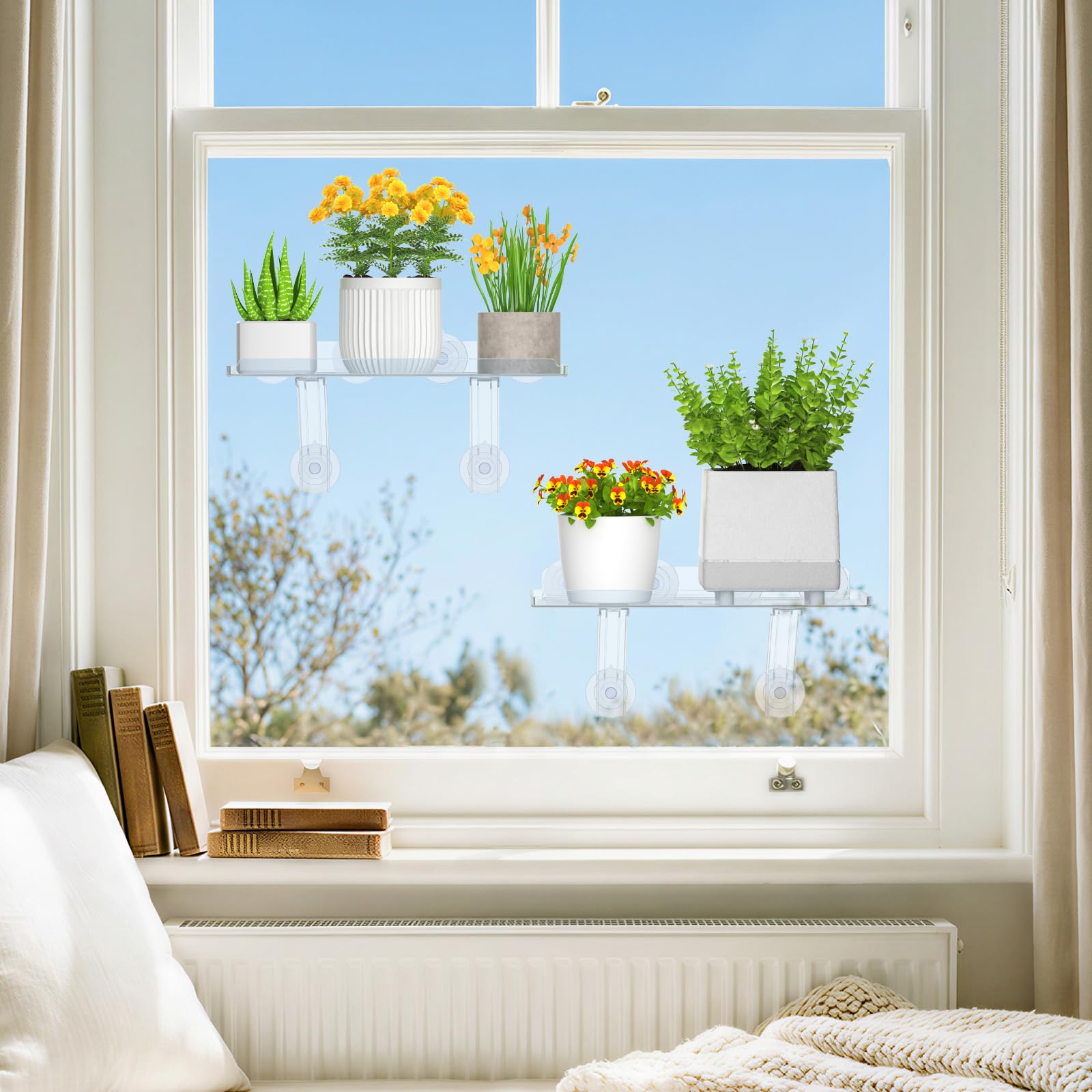 Lifewit four-pack boxed together ready to install for easy multi-window displays