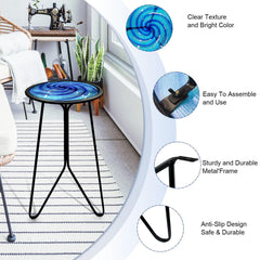 LIFFY table in balcony setting demonstrating outdoor styling and function