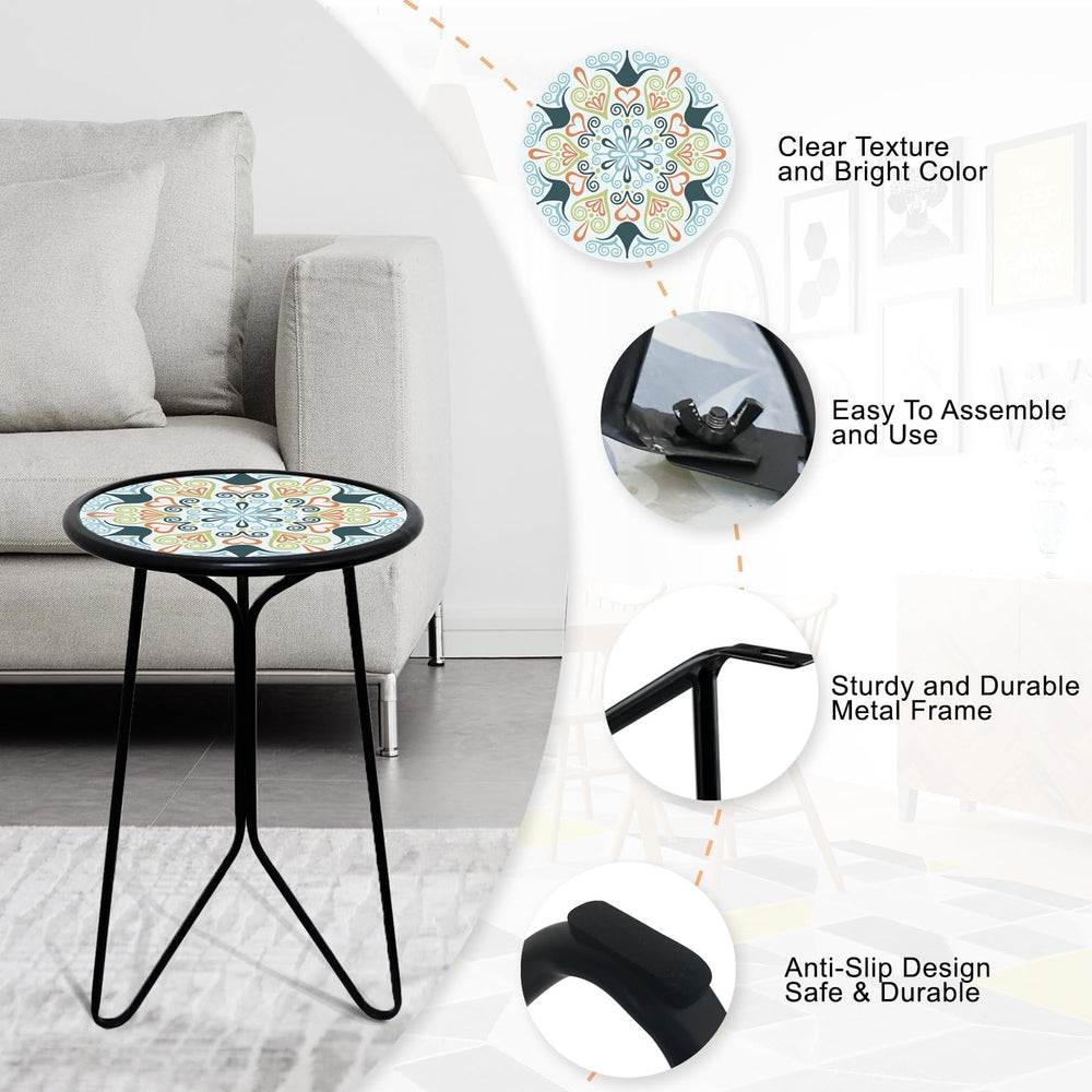 LIFFY side table in patio setting demonstrating versatile outdoor use