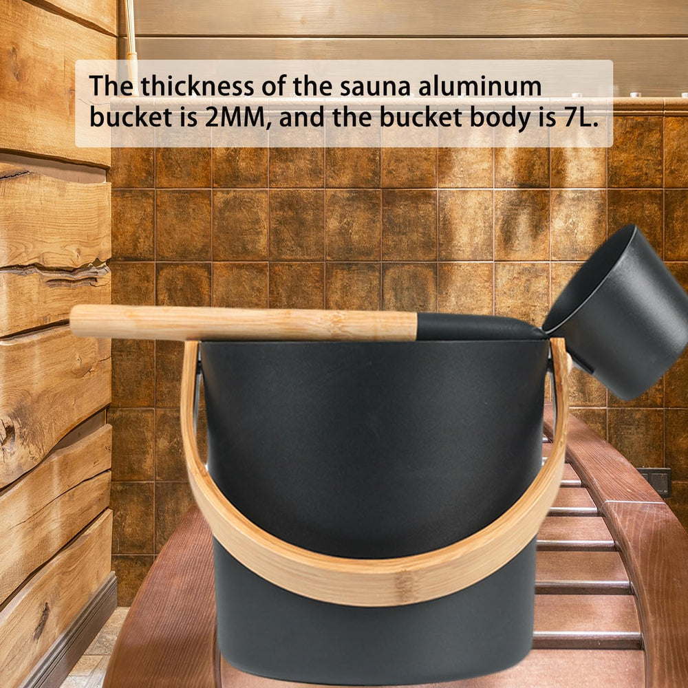 LIFTATAPA bucket held by hand showing scale and comfortable lift when filled