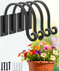Lifyzoon front packaging showing four black brackets and included screws for quick setup