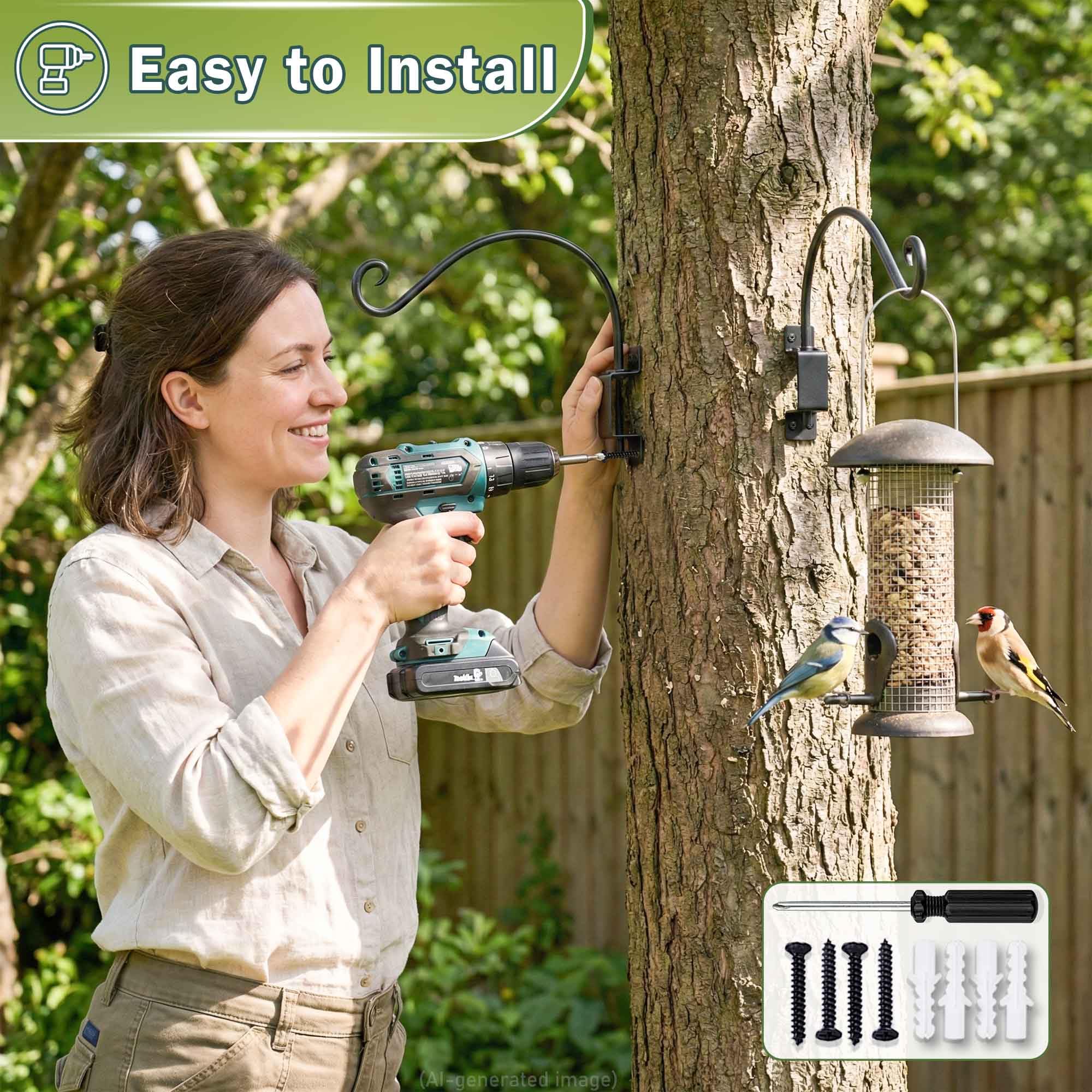 Lifyzoon hardware and screws included for fast, reliable mounting