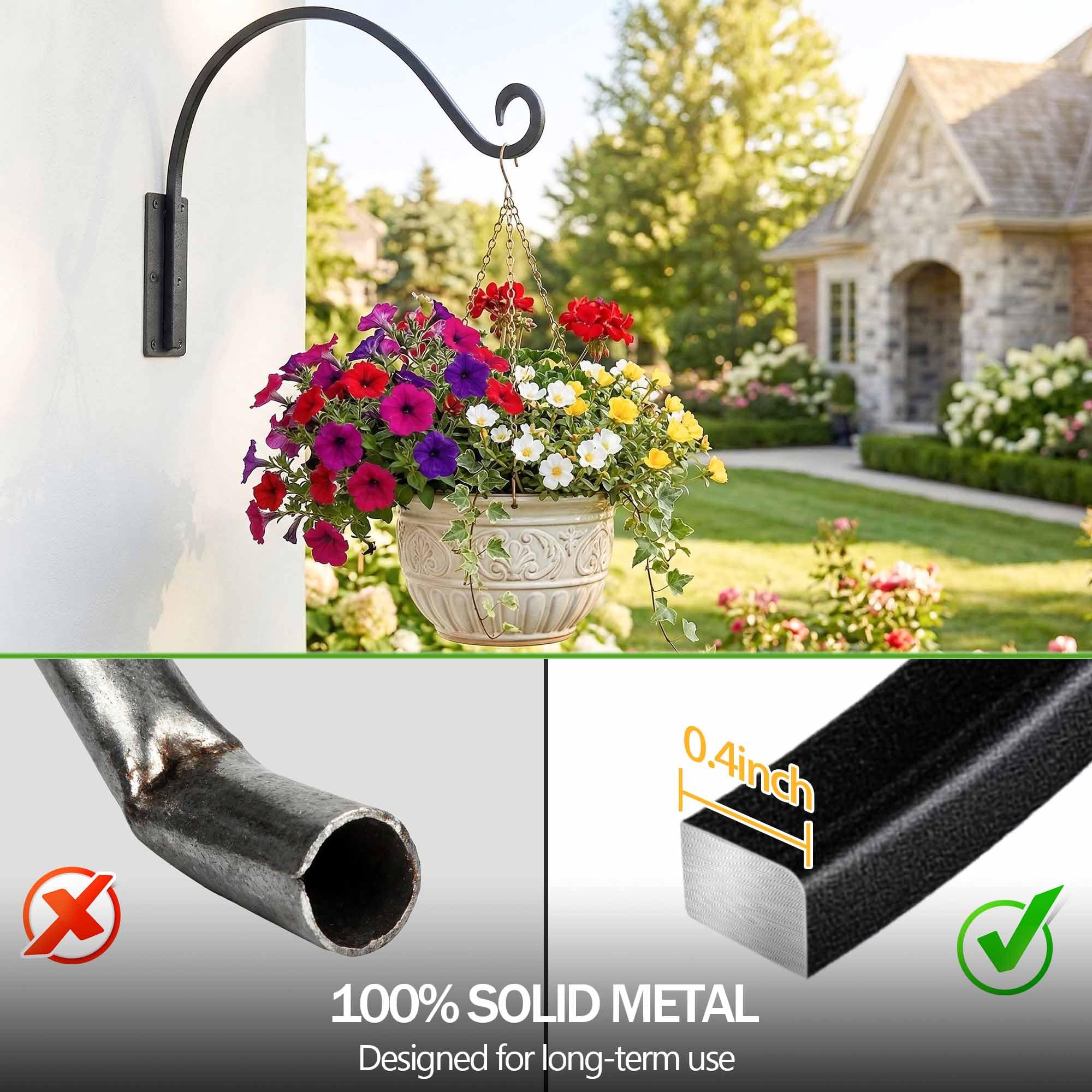 Lifyzoon holding a bird feeder to show multi-use outdoor decorating advantage