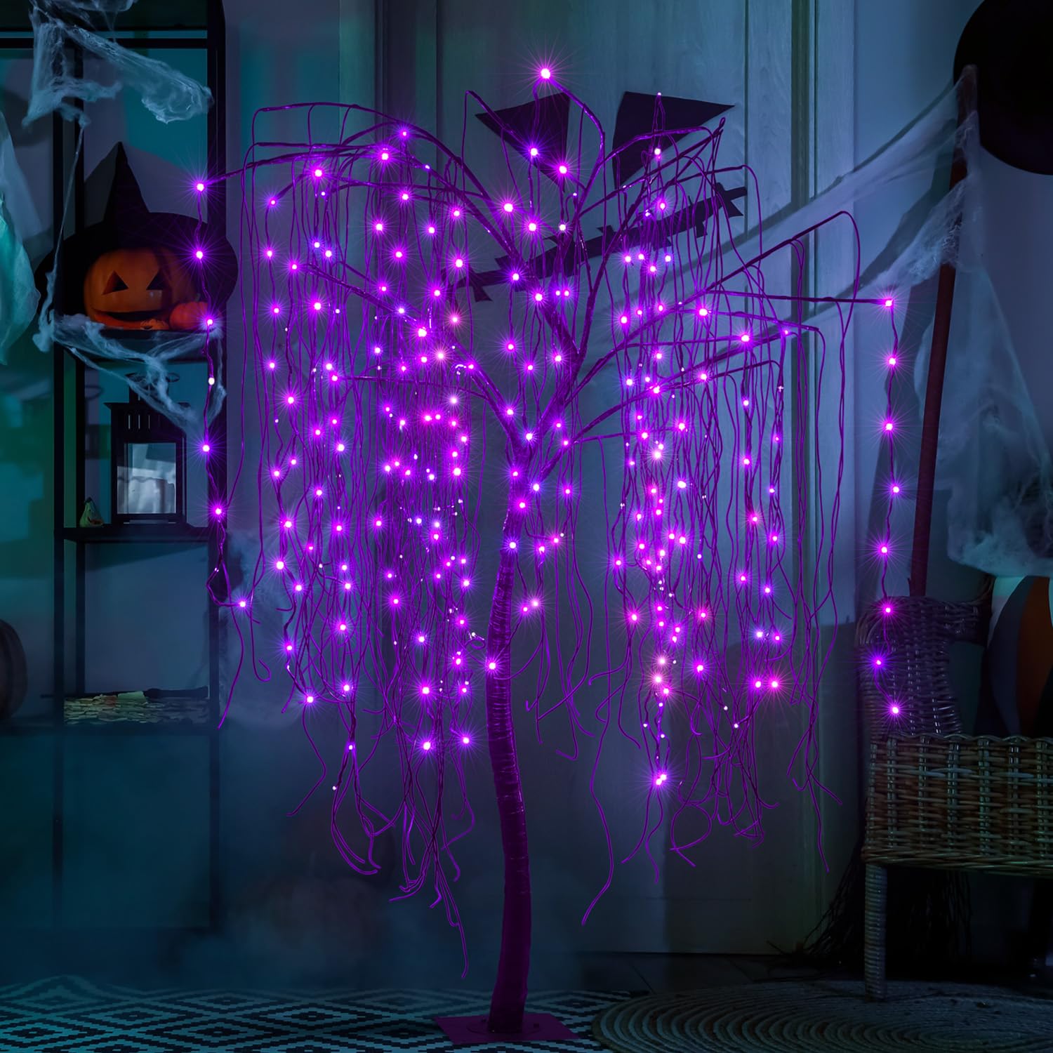 LIGHTSHARE close-up of branch texture showing bendable construction benefit: customizable silhouette