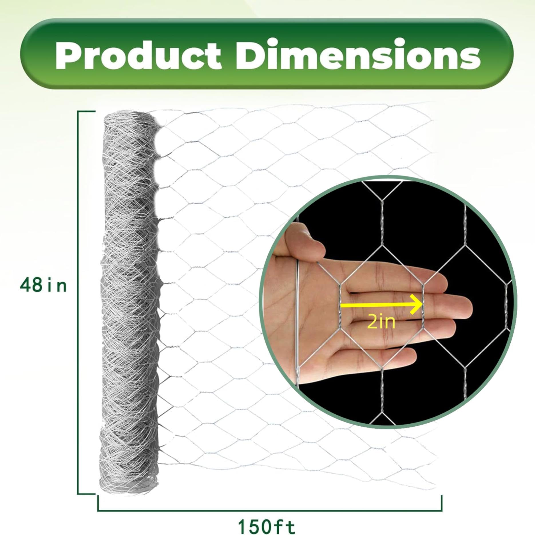LiGuVCY hexagonal mesh closeup highlighting durable galvanized texture and airflow benefit