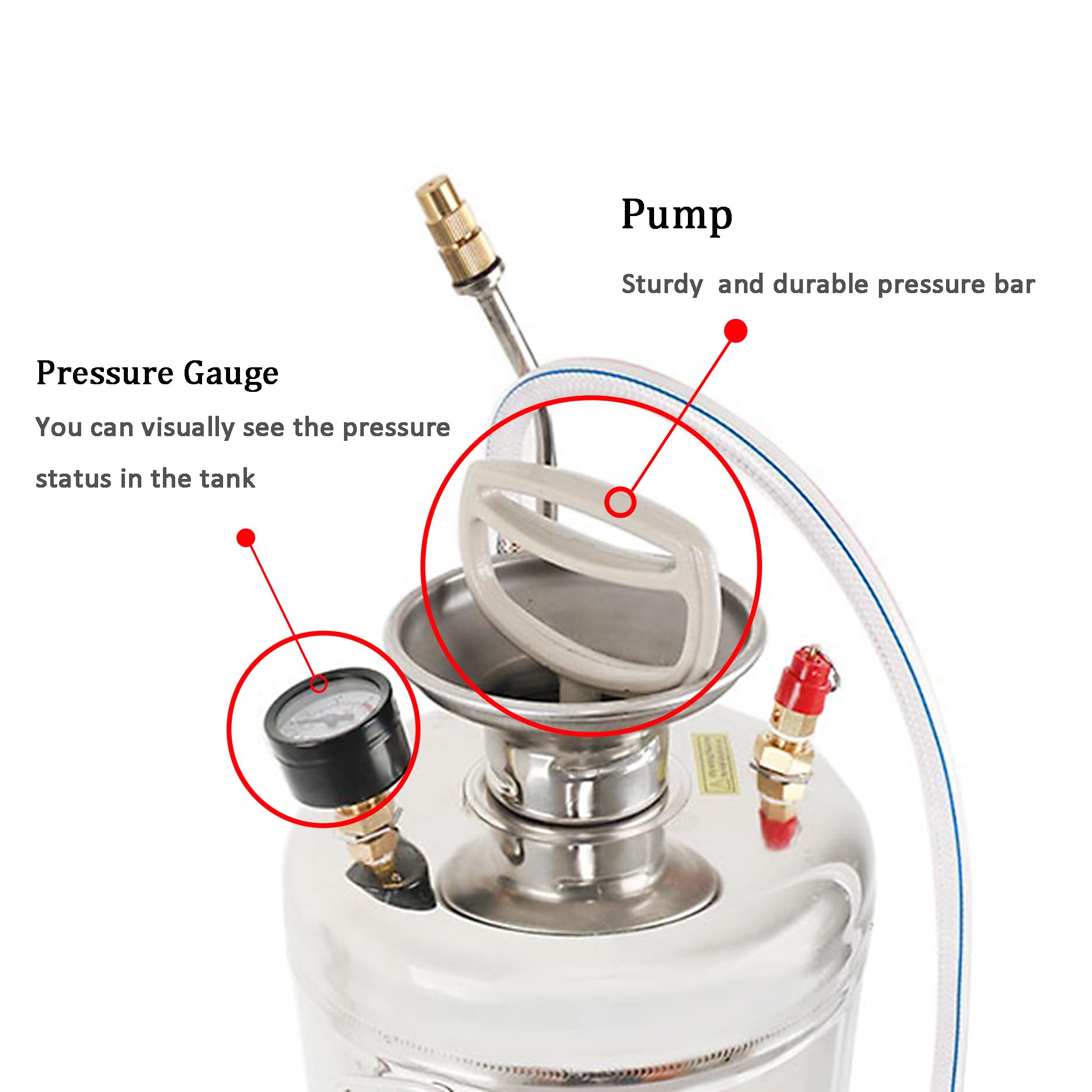 LiGuVCY adjustable nozzle detail enabling mist to jet spray control