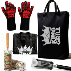 Lihome boxed grilling gift set front view showing included items and ready-to-gift benefit