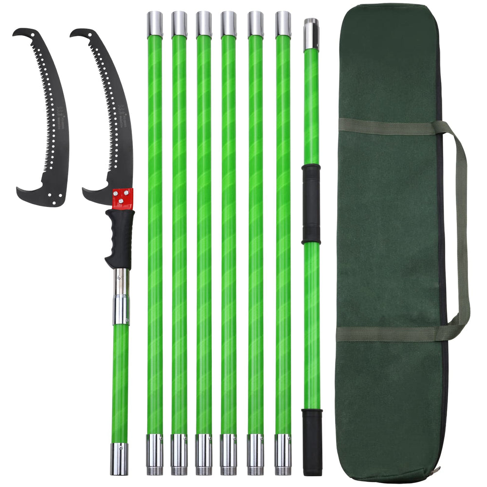 Likeem front view of pole pruner showing full tool and handle for safe trimming