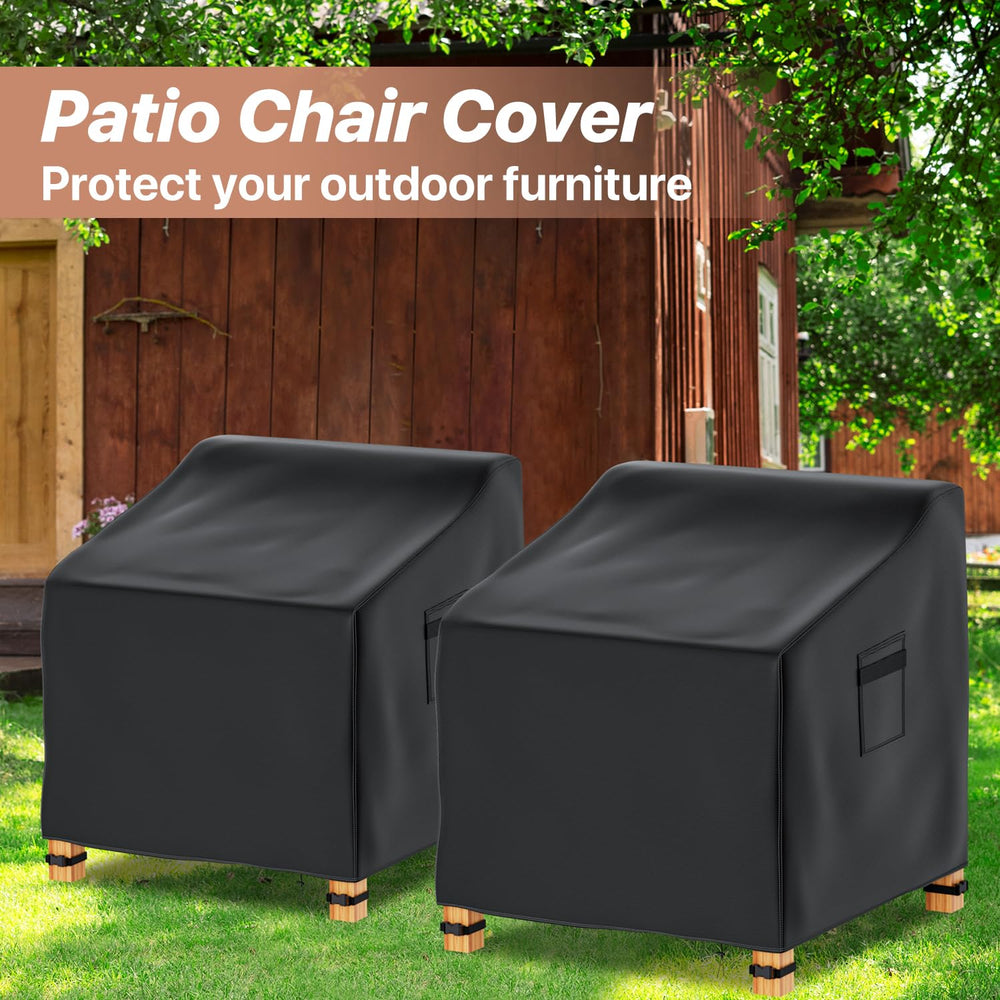 Likorlove cover fitted on a deep-seat lounge chair protecting cushions