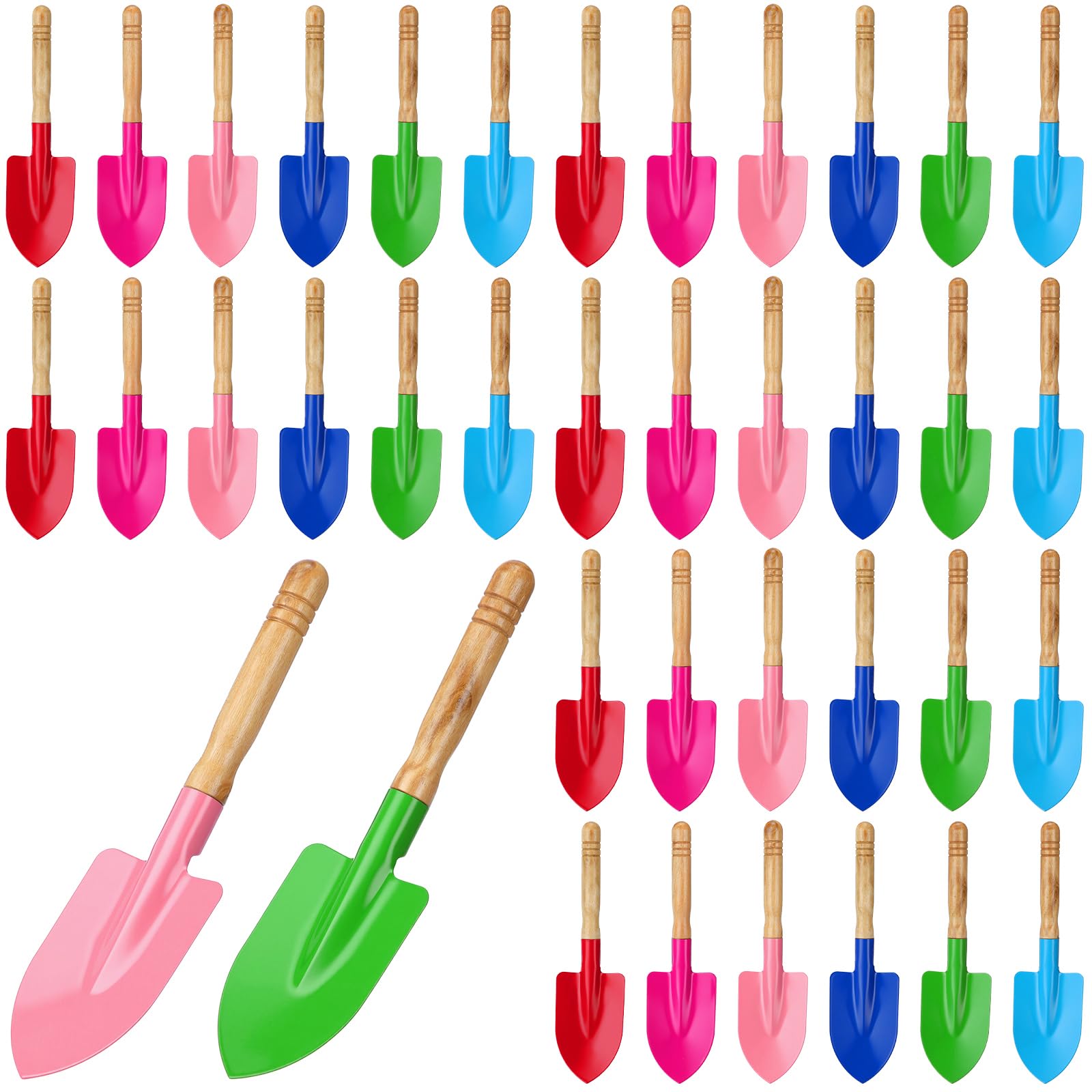 Liliful front packaging showing 30 colorful mini shovels and value set benefit