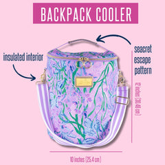 Lilly Pulitzer detailed shot of strap and gold hardware demonstrating durable construction and comfort