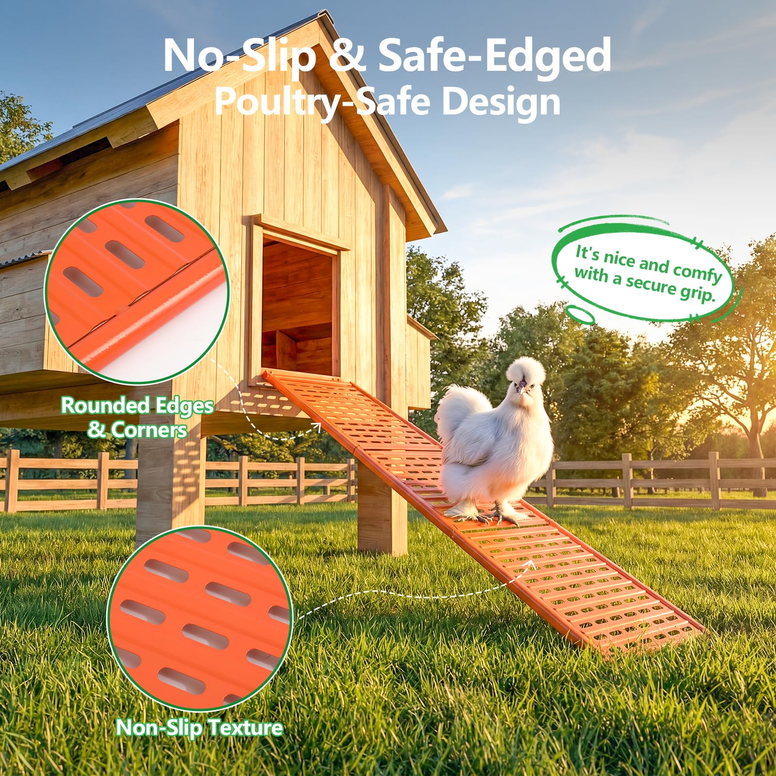 Lilyang detached ramp on ground for easy rinsing and fast cleaning