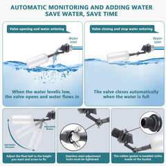Lilyang waterer on legs placed on ground offering easy no-hang setup