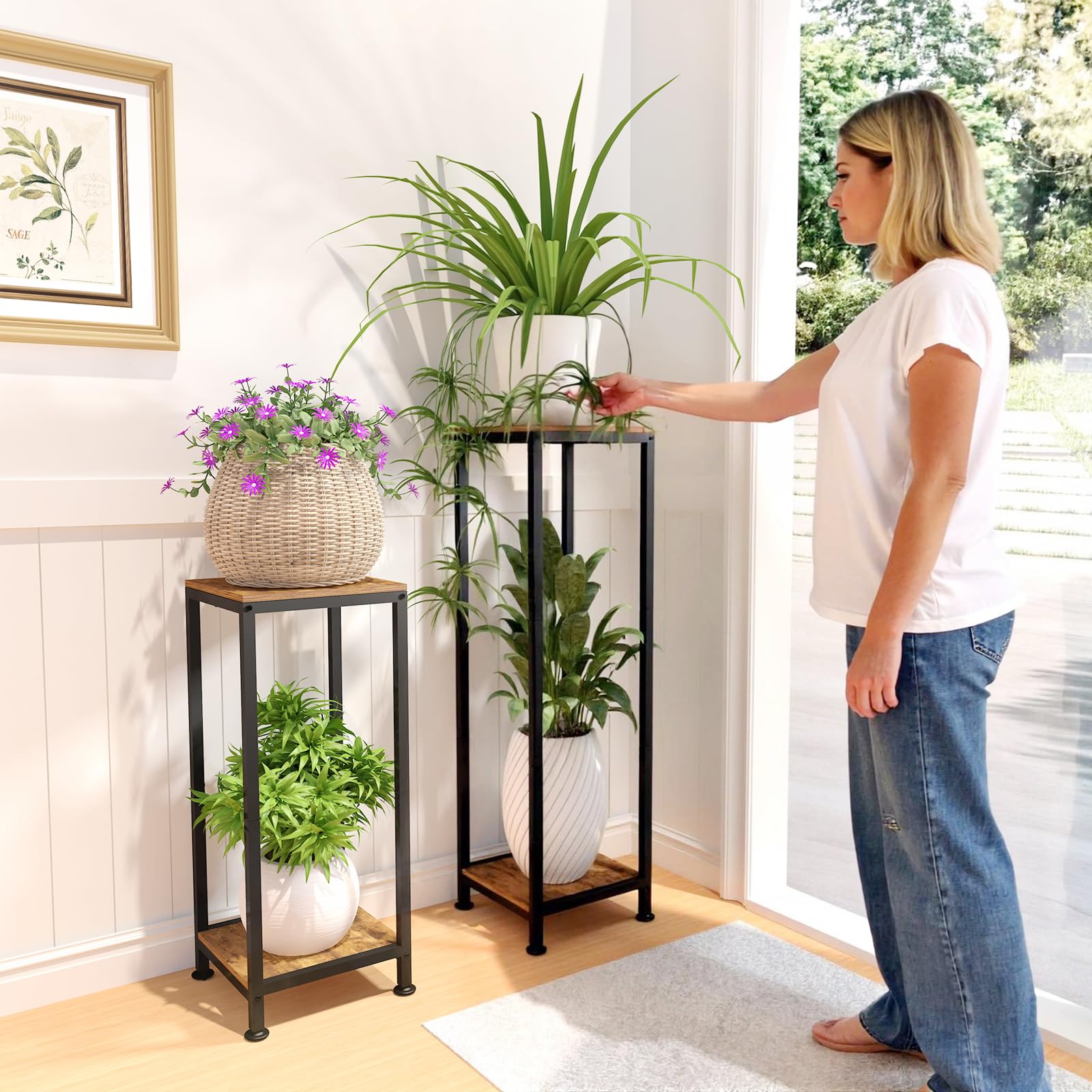 Lilybud--lily styled on balcony illustrating weather-ready compact outdoor display