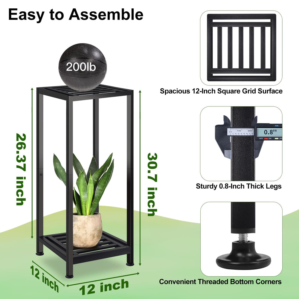 Lilybud--lily holding a potted plant in a living room for elevated display benefit