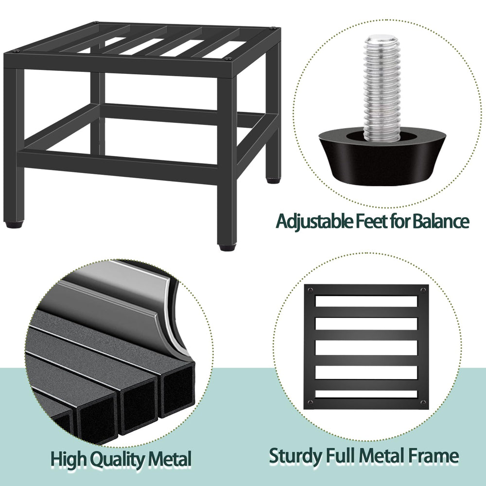 Lilybud--lily square top platform showing size and pot support benefit