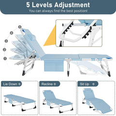 LILYPELLE side profile demonstrating five recline positions for versatile support