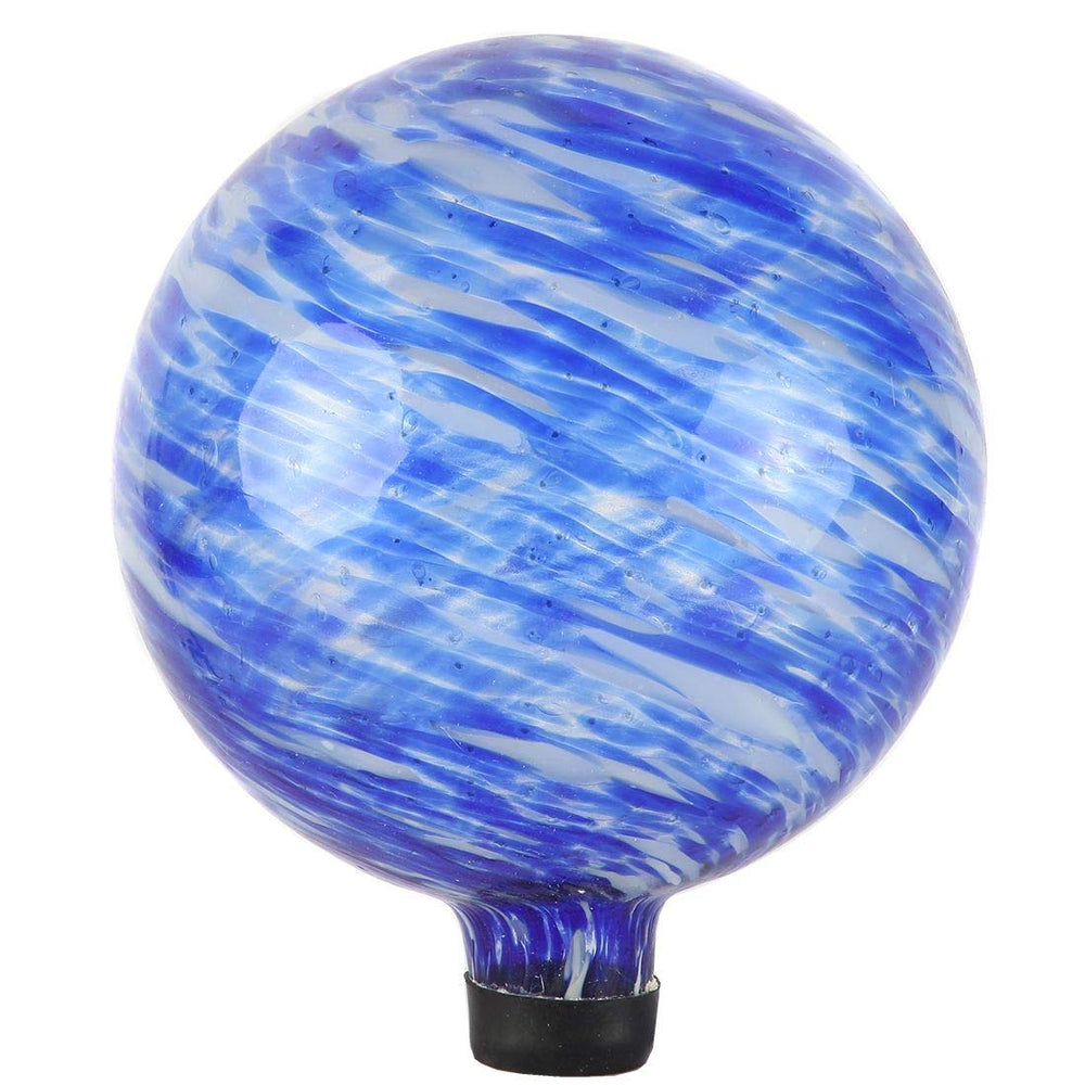Lily's Home front view of globe showing calming water color and vibrant focal point