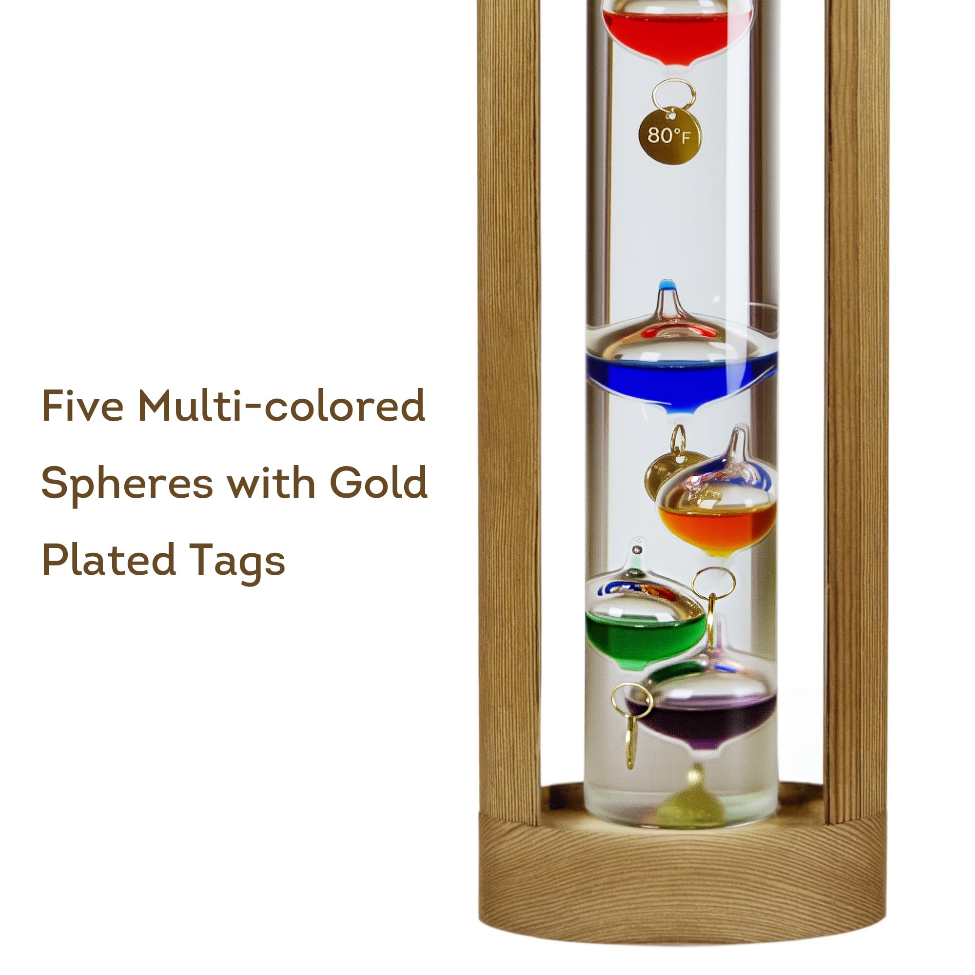 Lily's Home gold-plated tag and scale close-up for clear numeric indication