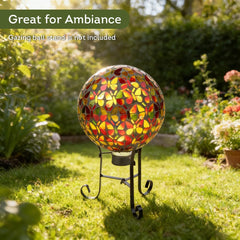 Lily's Home gazing ball as a table centerpiece adding elegant sparkle