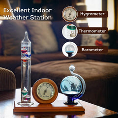 Lily's Home analog hygrometer face showing humidity percentage for quick indoor comfort checks